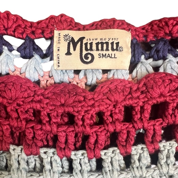 Show Me Your Mumu Stripe Knit Paula Pullover Color Block Size Small - Picture 6 of 6